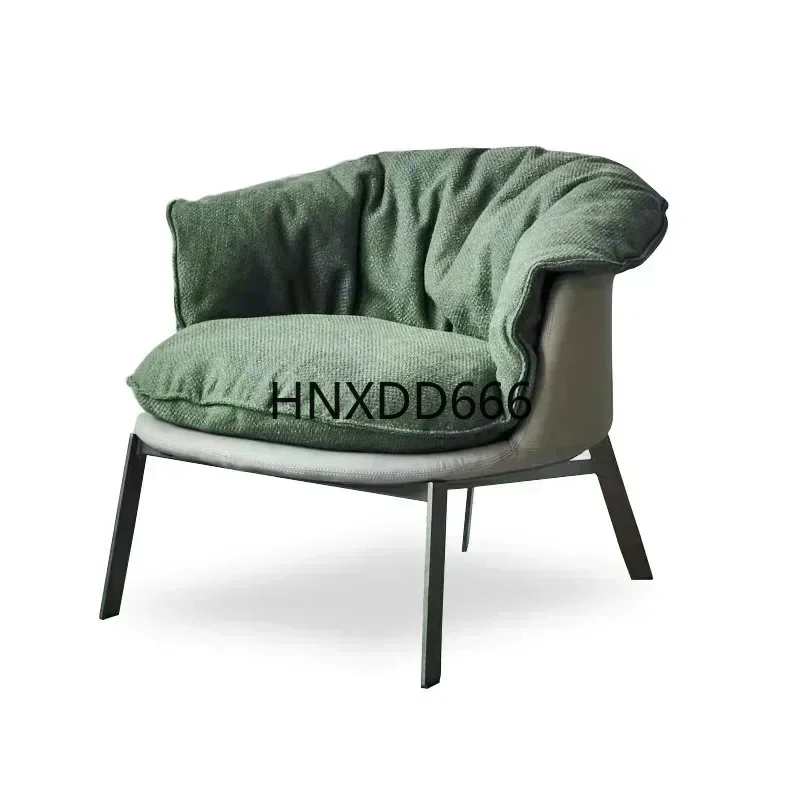 Minimalist Bedroom Creative Wingback Chair Hotel Guest Room Living Leisure Bed  Breakfast Chair home furniture  muebles