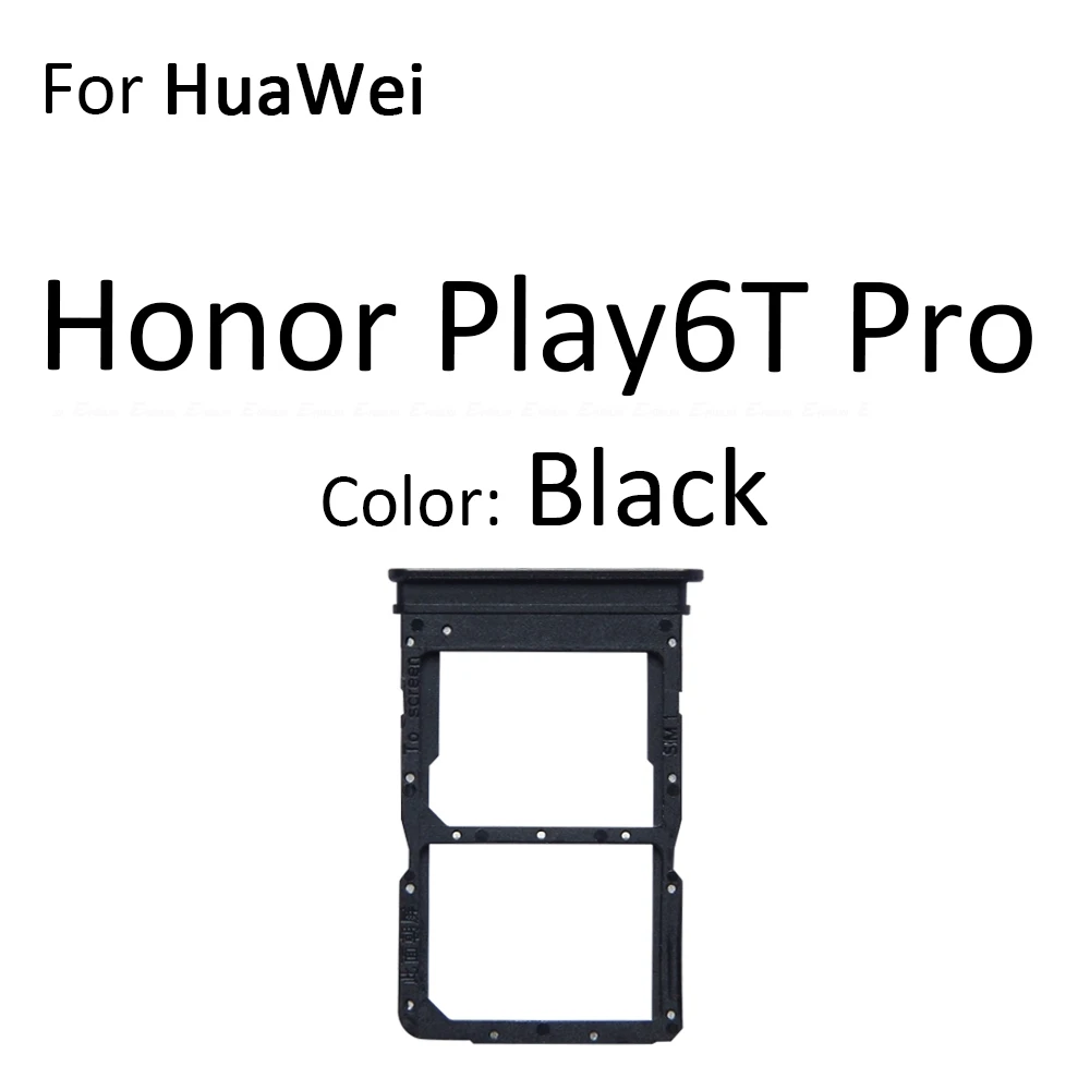Sim بطاقة صينية قارئ الحاويات مقبس توصيل حامل فتحة محول لهواوي الشرف Play6T Play7T Pro استبدال أجزاء