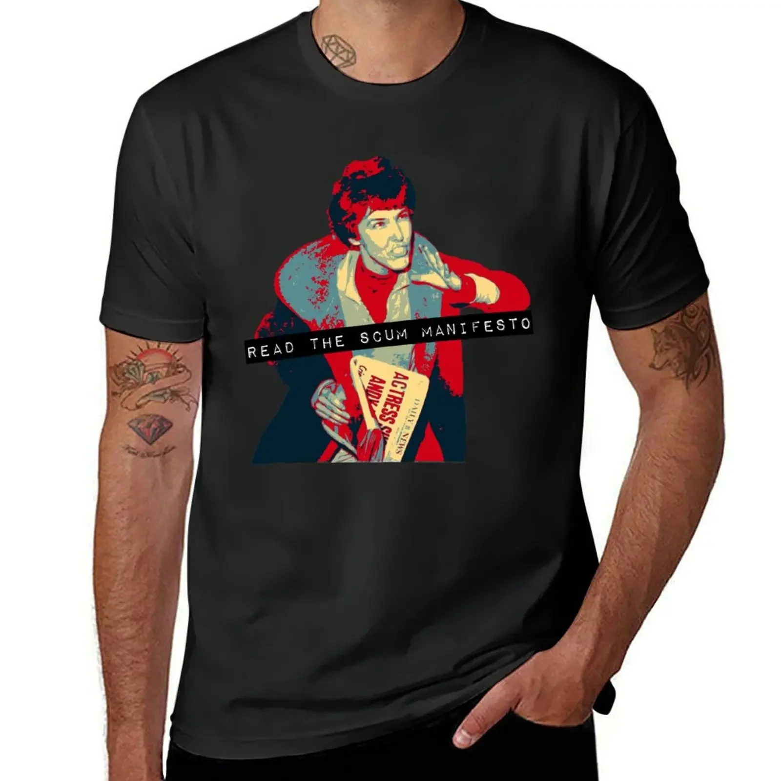 

Read The SCUM Manifesto Valerie Solanas Print T-Shirt sublime basketball graphic tees men t shirts high quality