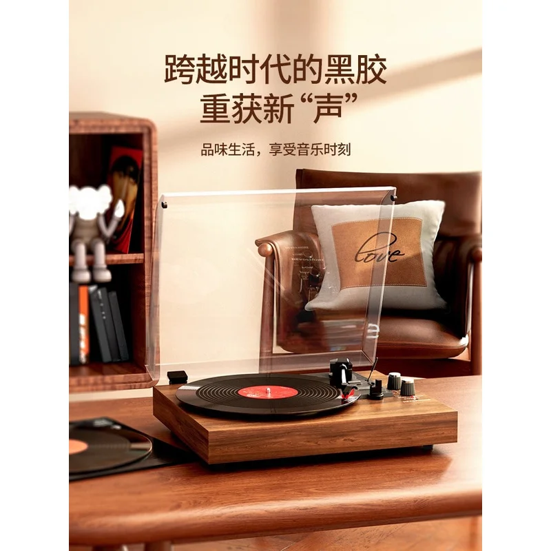 T30 Vinyl Record Player Retro Phonograph Audio Speaker Living Room European Integrated High-End