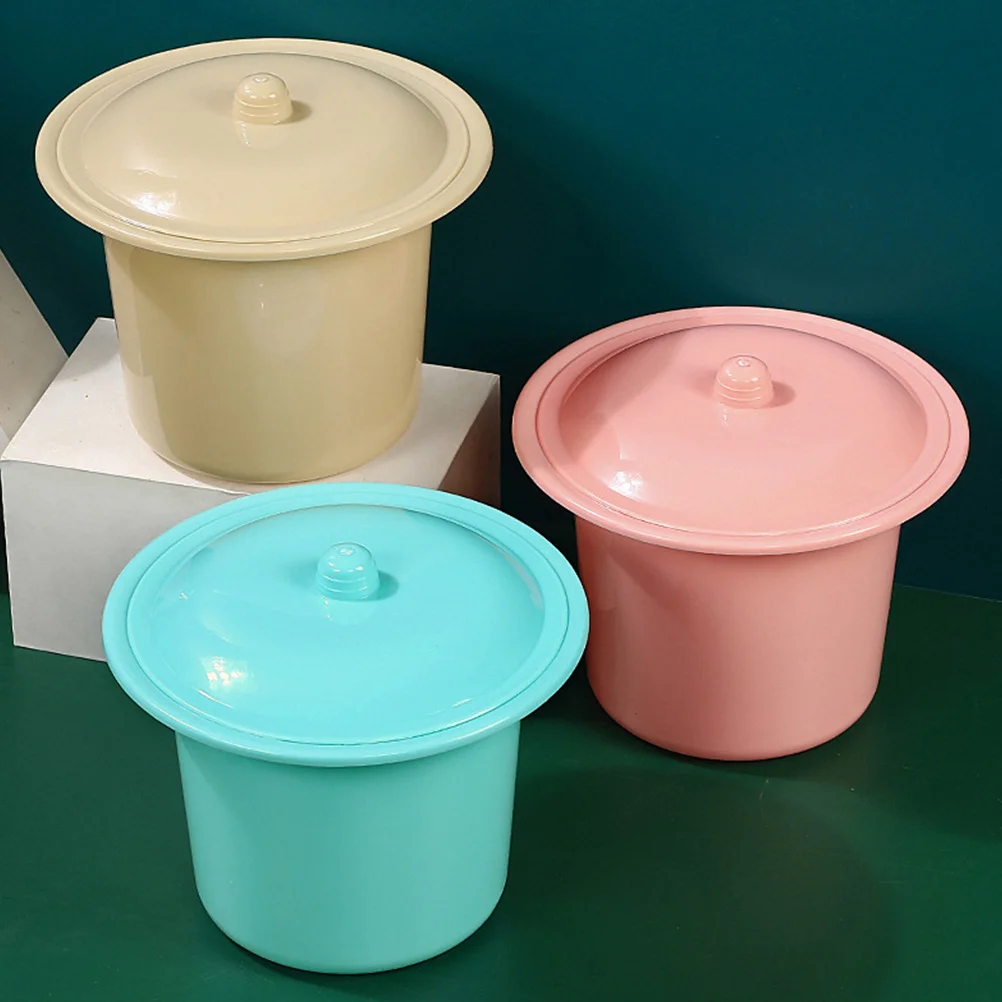

3pcs Chamber Lid Replacement Plastic Portable Household Spittoon Cover Urinal Cover For Home Hospital Use Bedpan Lid Accessory