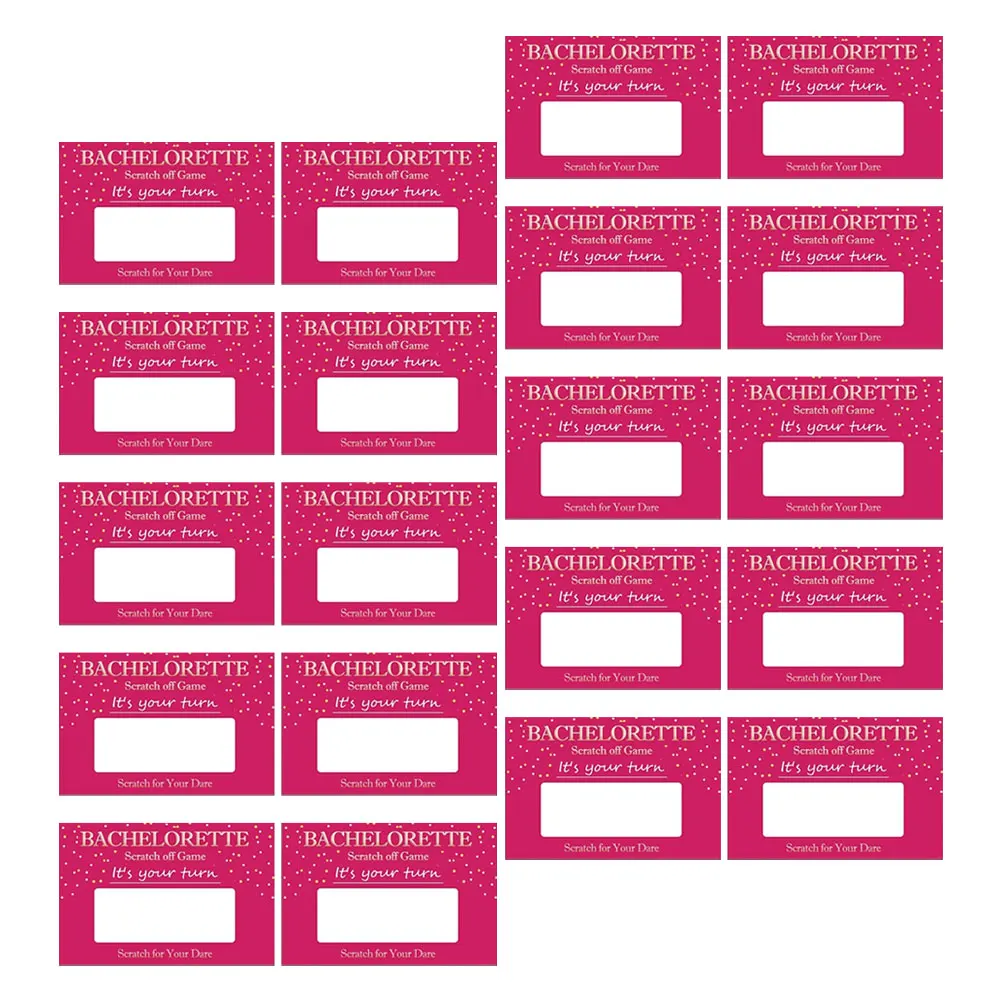 

Scratch Off Dare Cards Creative Bachelorette Game Funny Night Out Activity Wedding Bridal Shower Supplies