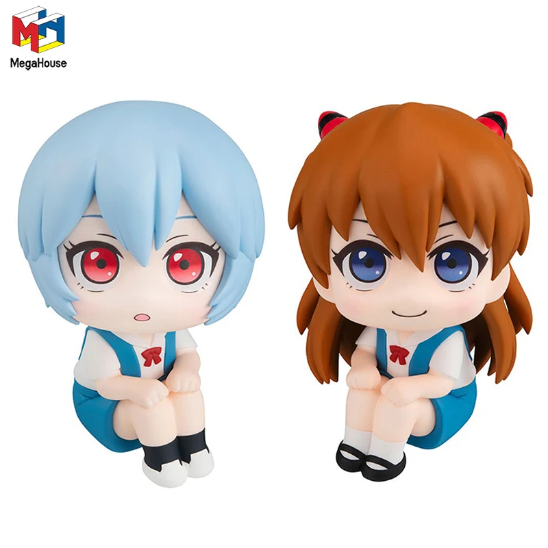 

IN STOCK MegaHouse Look Up Ayanami Rei & Asuka (Rebuild of Evangelion) 110 mm Anime Action Figure Nice Model Gift Toys