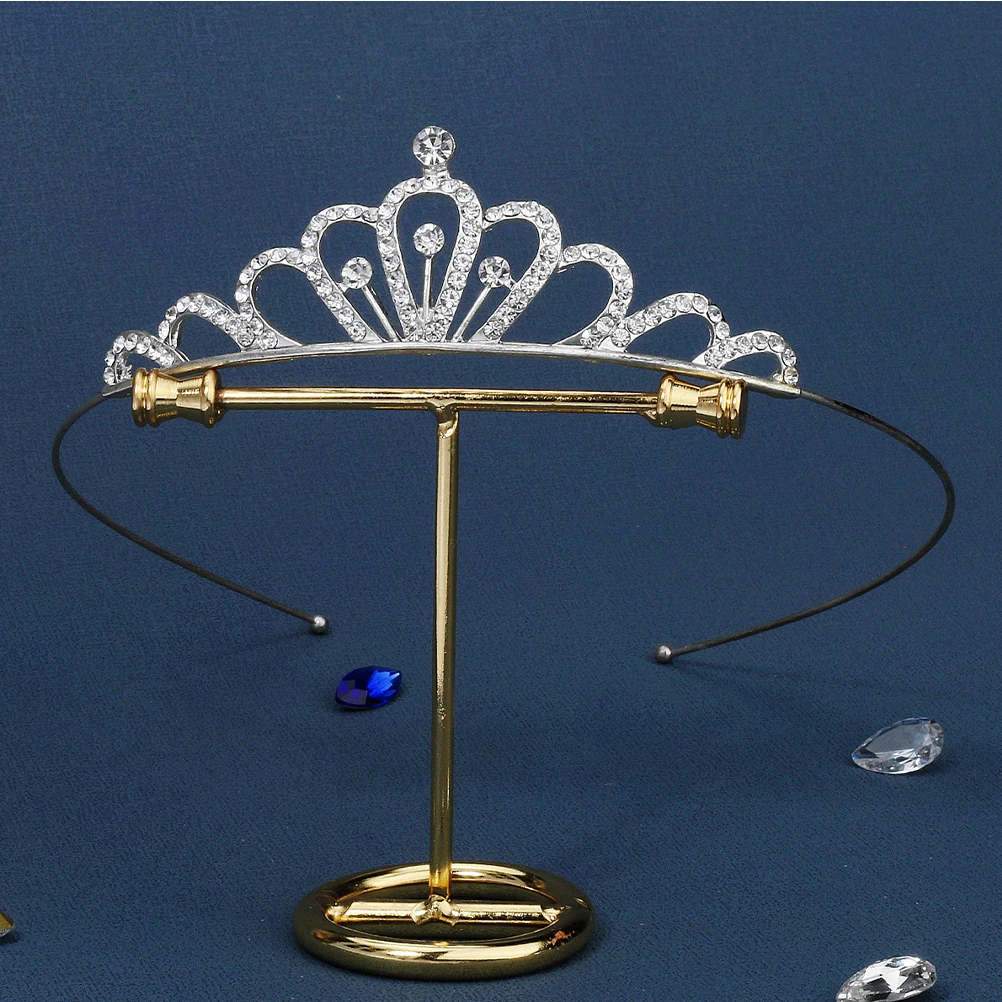 

Rhinestone Crown Bridal Hair Accessories Elegant Wedding Headpiece Headdress Bride Robe Birthday Prom Anniversary