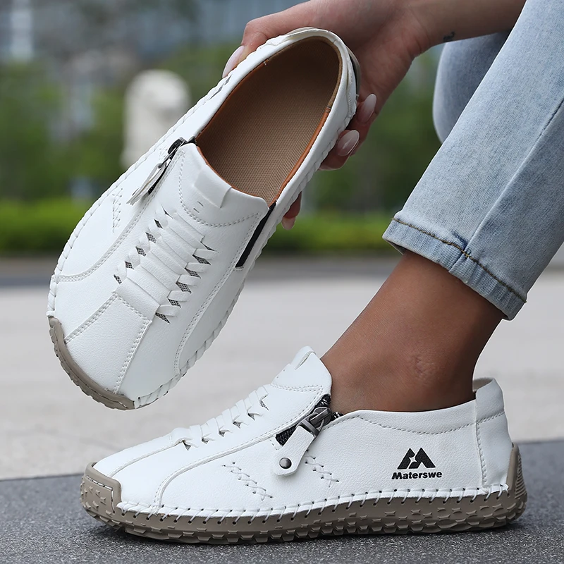 2026 Trendy Womens Hiking Shoes New Versatile Casual Flat Shoes Spring Summer Comfort Footwear for Daily Wear Business Commute