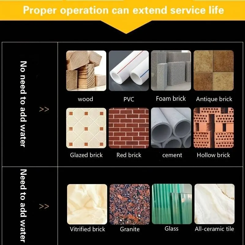 6 Pz/set Carburo Cementato Croce Esagonale Piastrelle di Vetro Punte da Trapano in Ceramica Set Efficiente Strumento di Foratura Universale Apri Foro per la Parete