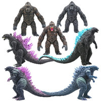 Godzilla Vs Kong Red lotus Planet Godzilla Action Figure King of The Monster Movable Joints Dinosaur Collection Model Toy