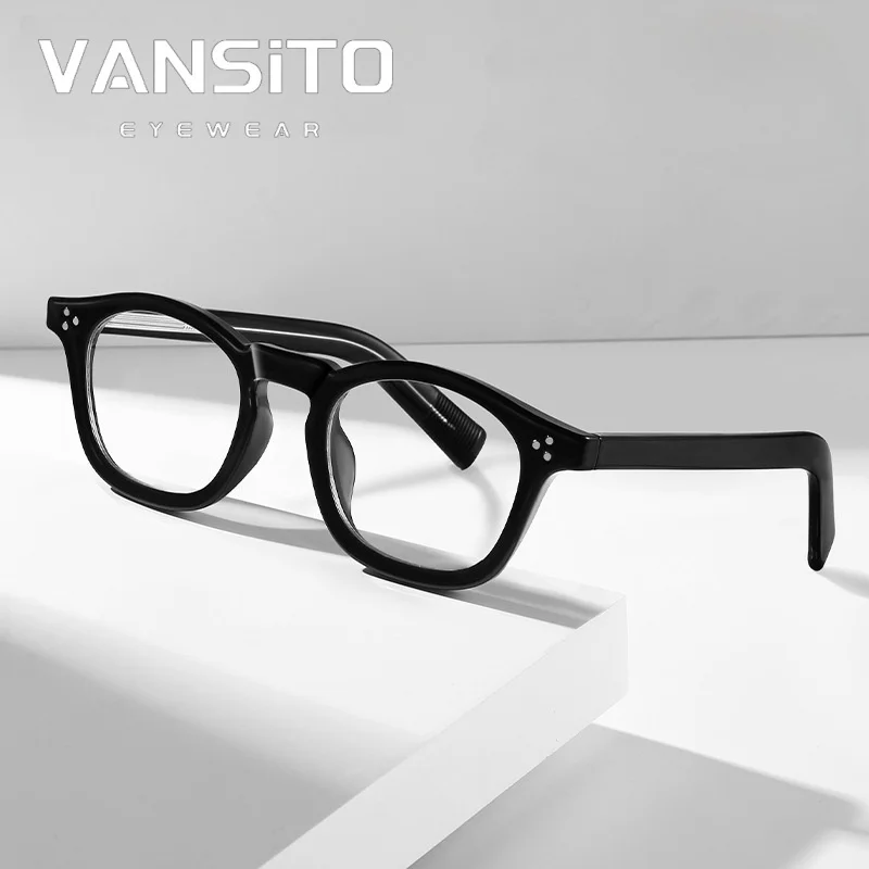 

VANSITO Модные мужские и женские оптические очки в оправе TR90+CAP в стиле ретро с рецептом