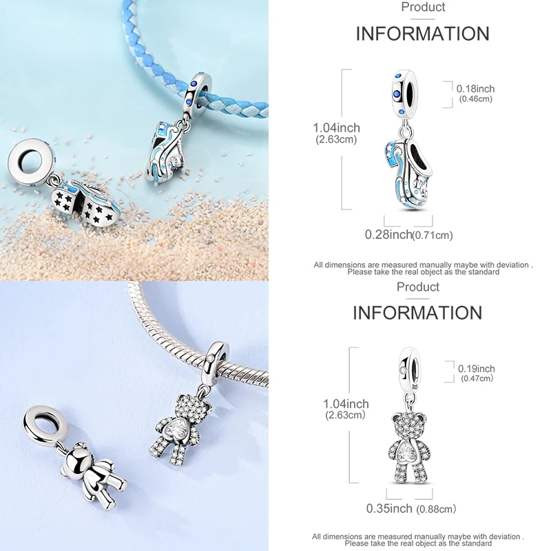 925 Sterling Silber Charm-Perlen Tagebuch Film Haus Sonne Mond Flugzeug Reise Kaffee DIY Armband Halskette Schmuck Geschenk für Frauen – Detail 7