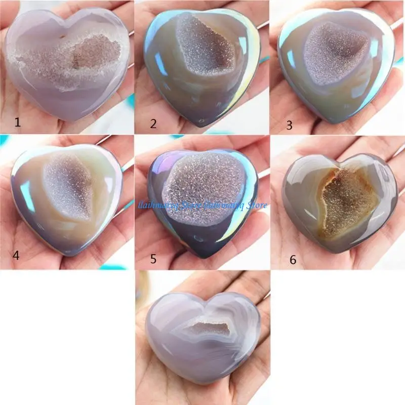 573B Moon Star Natural Crystal Rock Cluster Geode Druzy Stone Epoxy Resin Mold Pendant Mold Resin Jewelry Making Tools