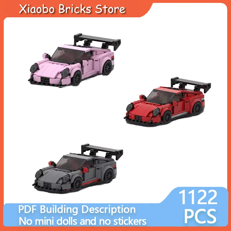 

Гоночный автомобиль City Car, модель MOC, конструктор из строительных блоков, спортивный автомобиль GT, модульная технология, подарки, праздничный набор для сборки, детские игрушки