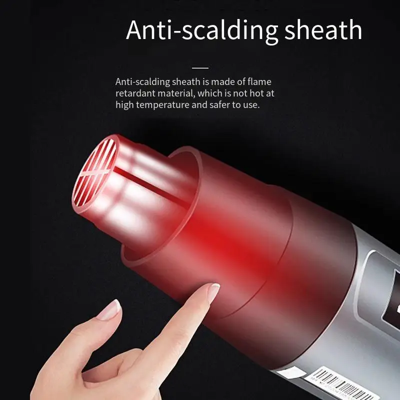 Antai AT162 AT202 Heteluchtpistool voor Krimpkous Lassen 1600W 2000W Digitale Display elektricien gereedschap