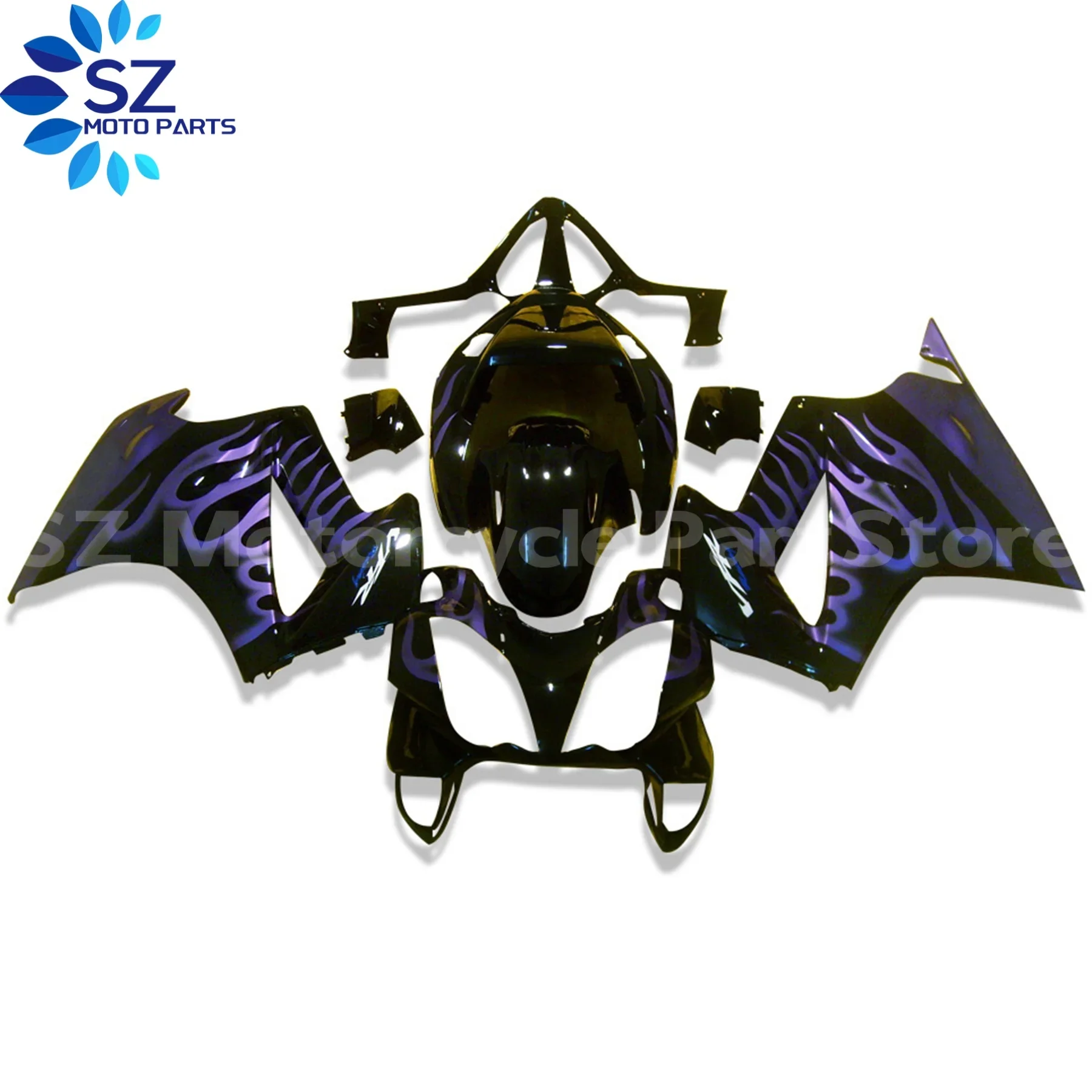 혼다 VFR800 2002 2003 2004 2005 2006 2007 2008 2009 2010 2011 2012 VFR800 02-12에 적합한 새로운 ABS 사출 페어링 키트