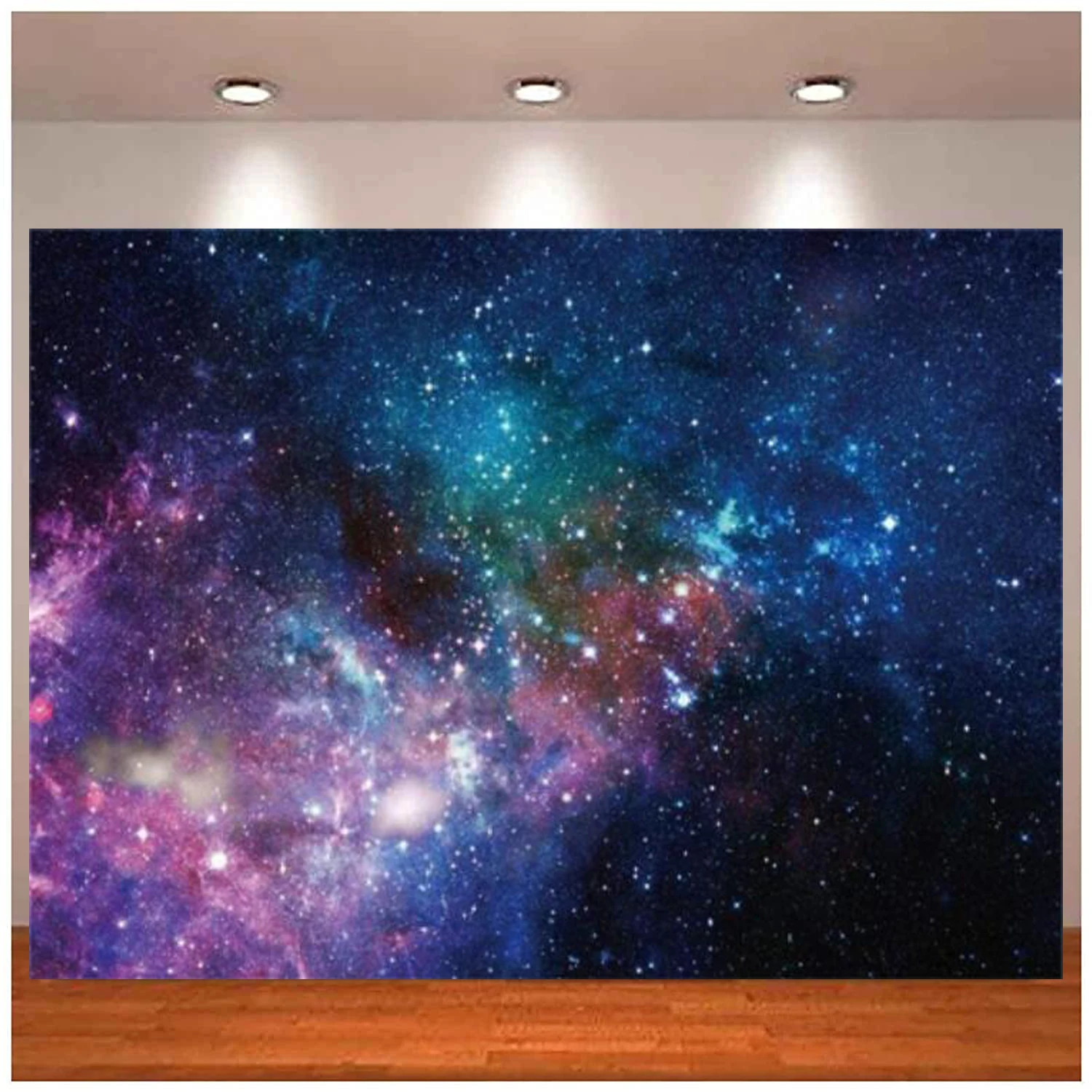 

Galaxy Nebula Photography Backdrop Universe Sparkling Galactics Starry Sky Milky Way Stars Background For Birthday Party Decor