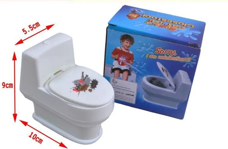 Novità Mini Toilet Squirt Joke Toy Funny Prank Water Spray per bambini e adulti Idea regalo Gag antistress divertente piccolo gingillo