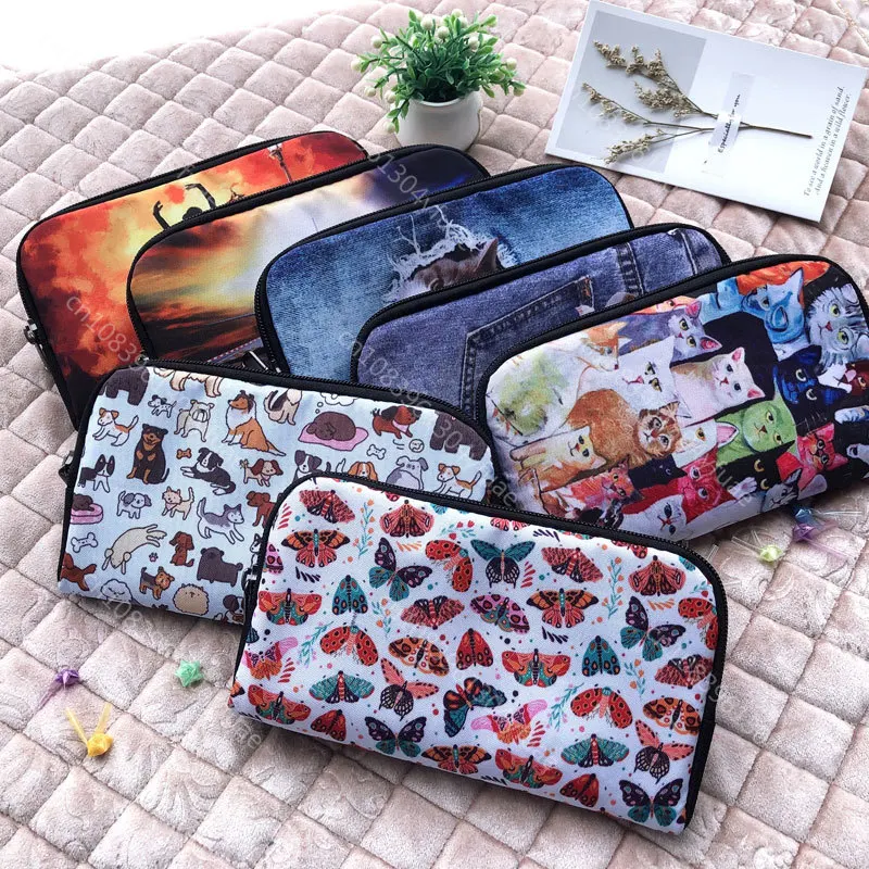 Vrouwen Eenhoorn Portemonnee Kaarthouder Case Munt Portemonnee Meisjes Clutch Wisseltas Kinderen Portemonnees Wisselhouder Cartoon Make-Up Tas