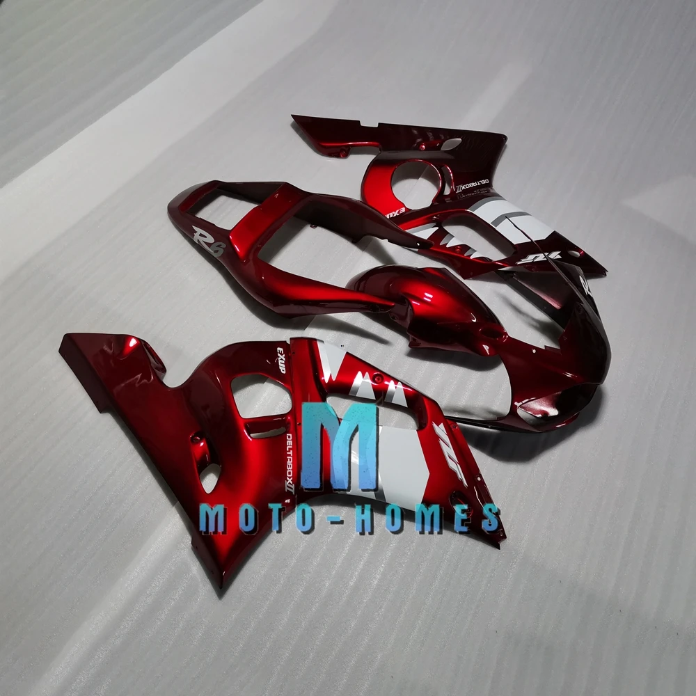 ABS Fairings Set Bodykit for Yamaha YZFR6 98 99 00 01 02 100% Fit Injection Fairing 1998 1999 2000 2001 2002 YZF R6 Red