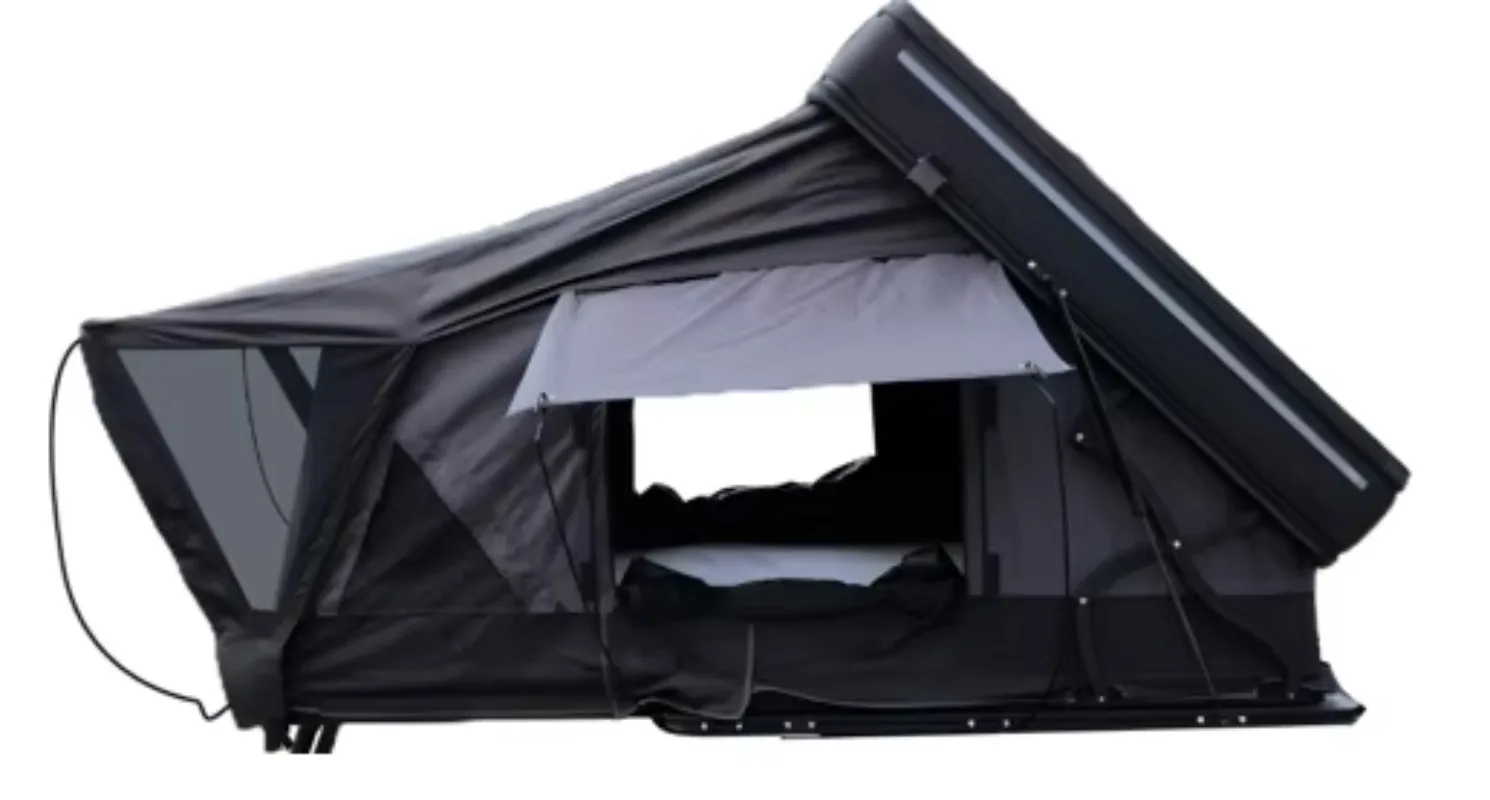 XINQI High Quality 4x4 Roof Top Tent 4 Person Camping Light Weight Aluminum Roof Top Tent Hard Shell Aluminum