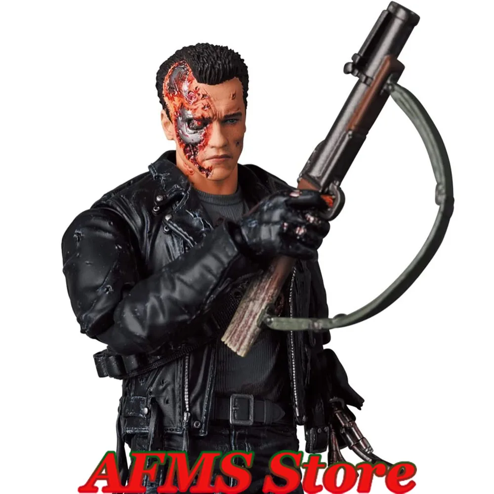 

MAFEX 191 1/12 Scale Collectible Figure T-800 Arnold Battle Damage Ver Full Set 6Inch Men Soldier Action Figure Model Toys