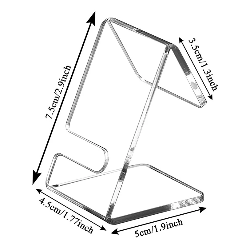 Акриловые подставки для часов, прозрачный держатель для часов, органайзер, стойка для ювелирных изделий, держатель для часов, витрина для одного часа