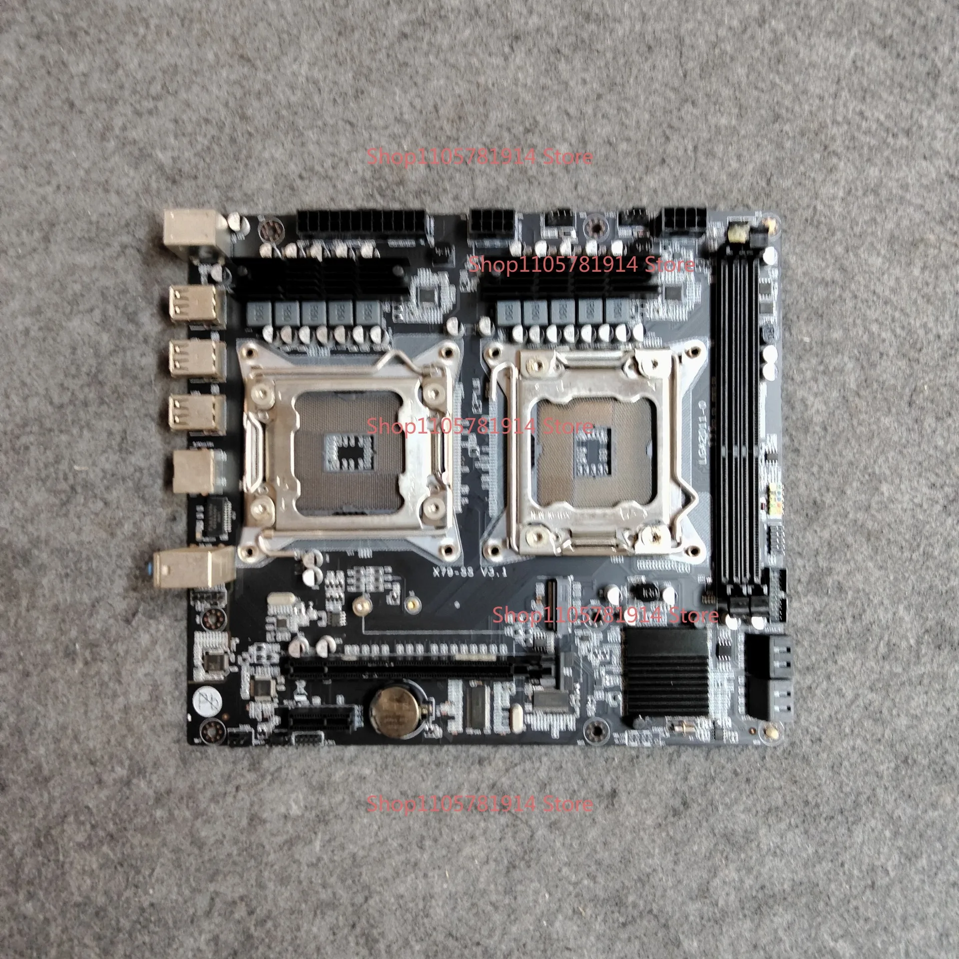 For X79 SS V3.1 Dual CPU Computer Main Board Studio Multi-open Desktop Server Main Board