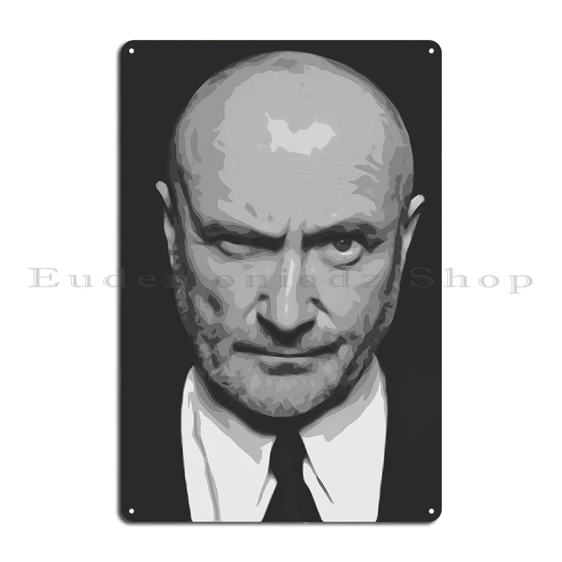 Phil Collins Metal Sign Living Room Living Room Print Plaques Personalized Tin Sign Poster