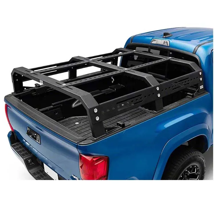 Lamax Universal Overland Aluminum Removable Pickup Bed Truck Roof Tube Rack For Jeep Gladiator JT 2020+