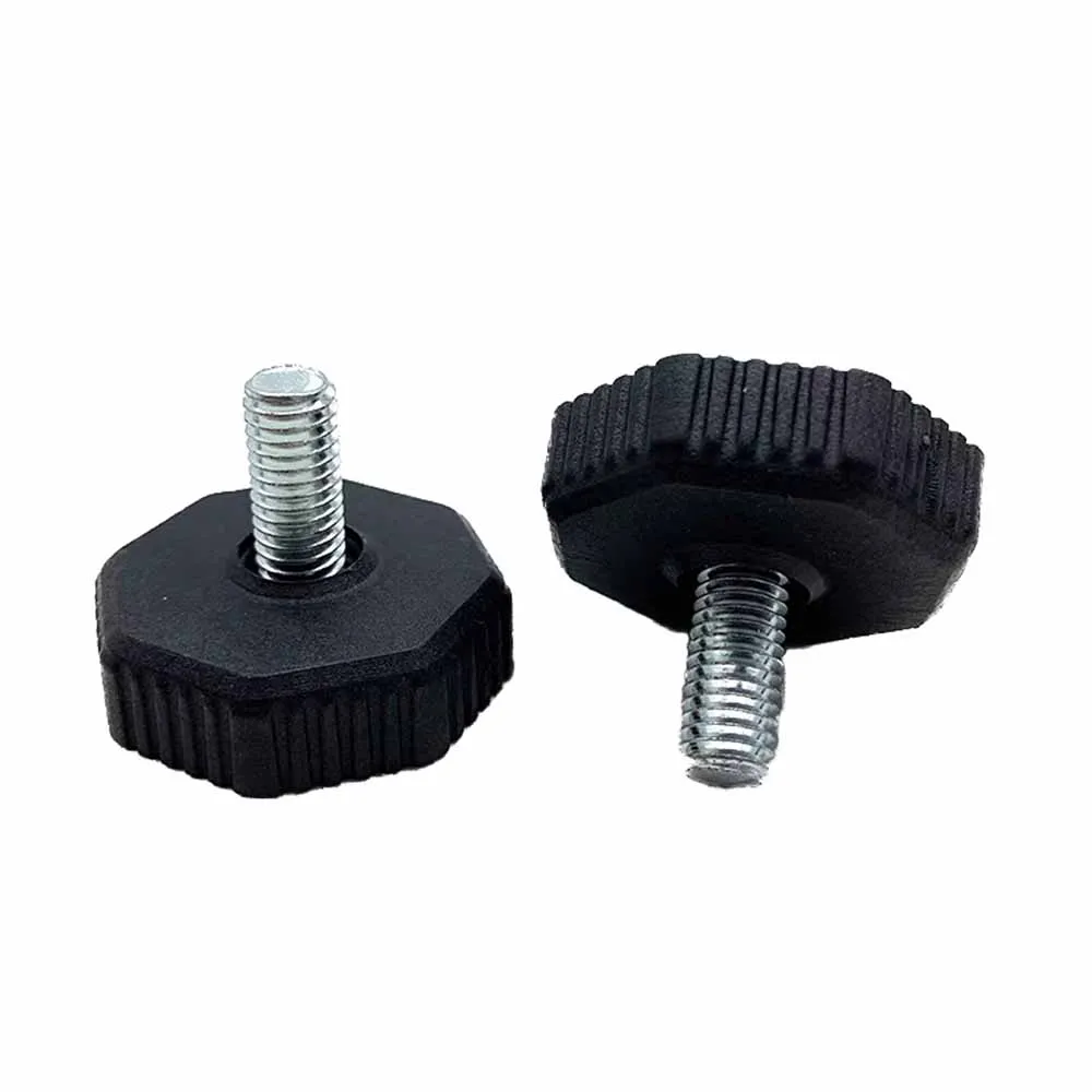 2/4Pcs Einstellbare Füße Matten Mit Muttern Basis Richtmaschinen Schwarzes Quadrat/Rechteck Rohr Rohr Stecker Für Möbel tisch Stuhl Sofa Ebene