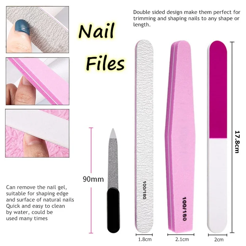 12피스 손톱깎기 도구 세트, 발 관리 및 미용 세트