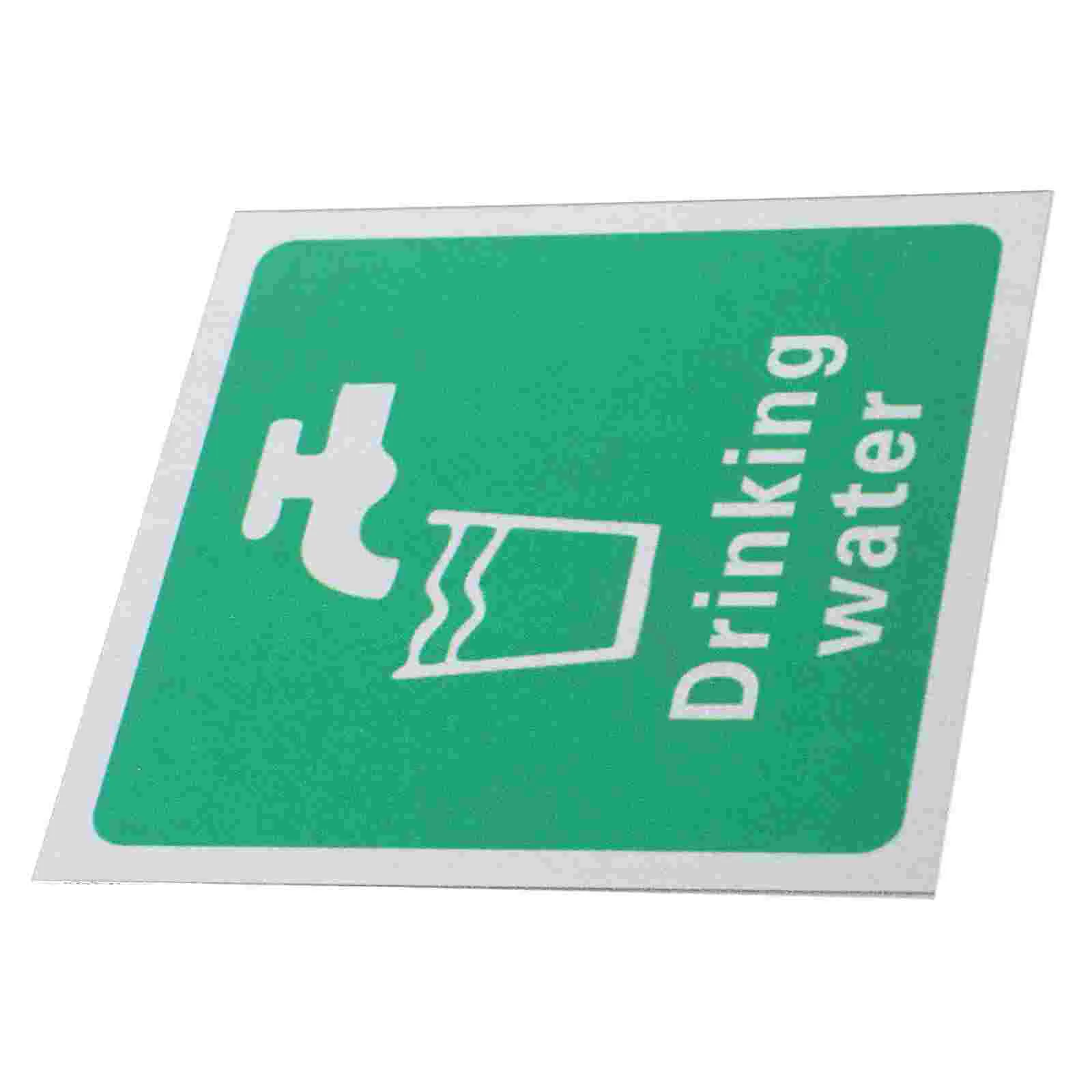 Drinking Water Sign Drinking Water Tap Sink Sign Adhesive Drinking Water Sign