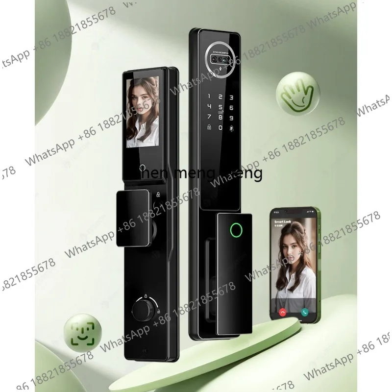 

Graffiti APP palm vein 3D facial recognition smart password fingerprint lock active intercom smart lock