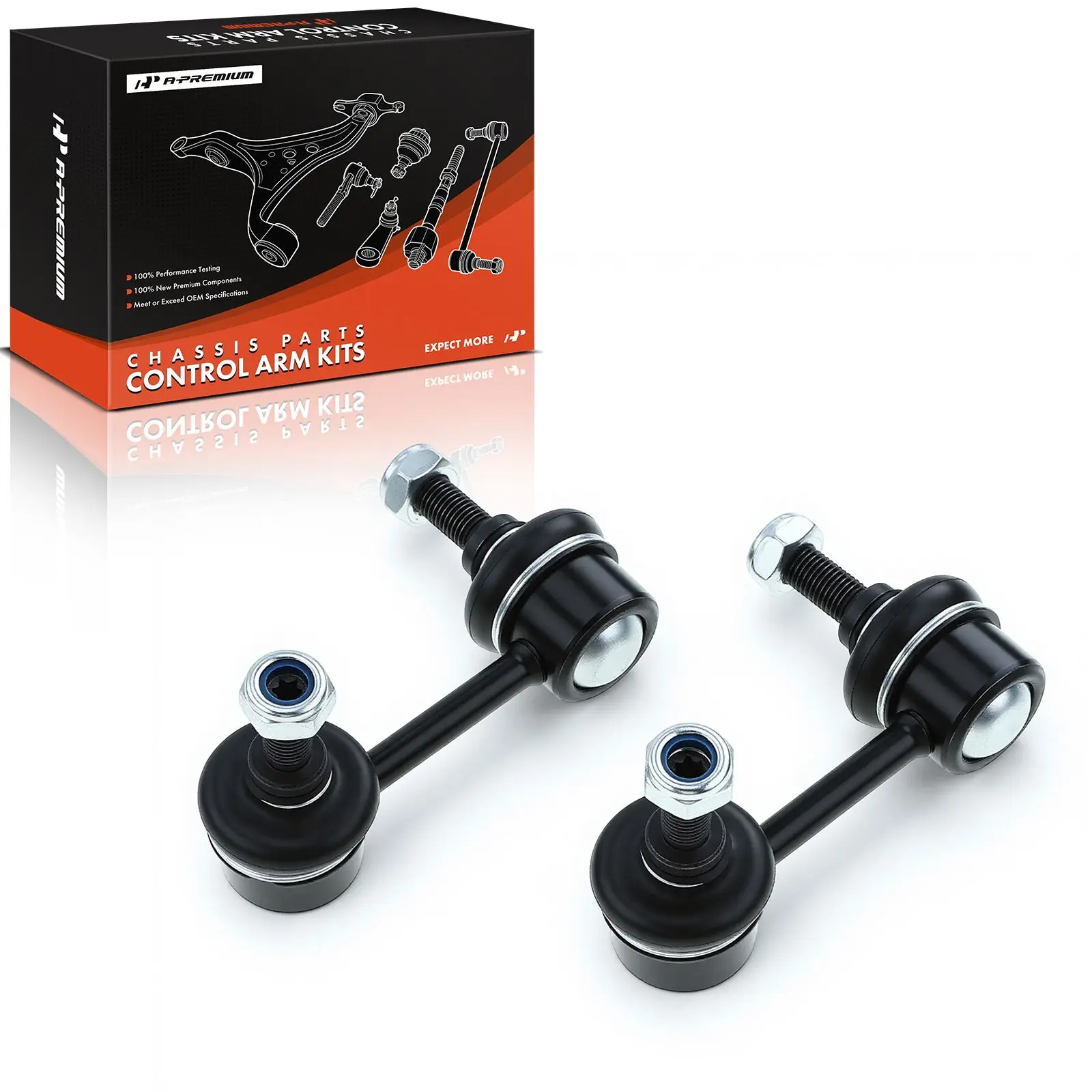 A-Premium 2x Rear Stabilizer Bar Link for Jeep Compass Patriot 2007-2009 Mitsubishi Outlander 2007-2019 Dodge Avenger 2008-2014
