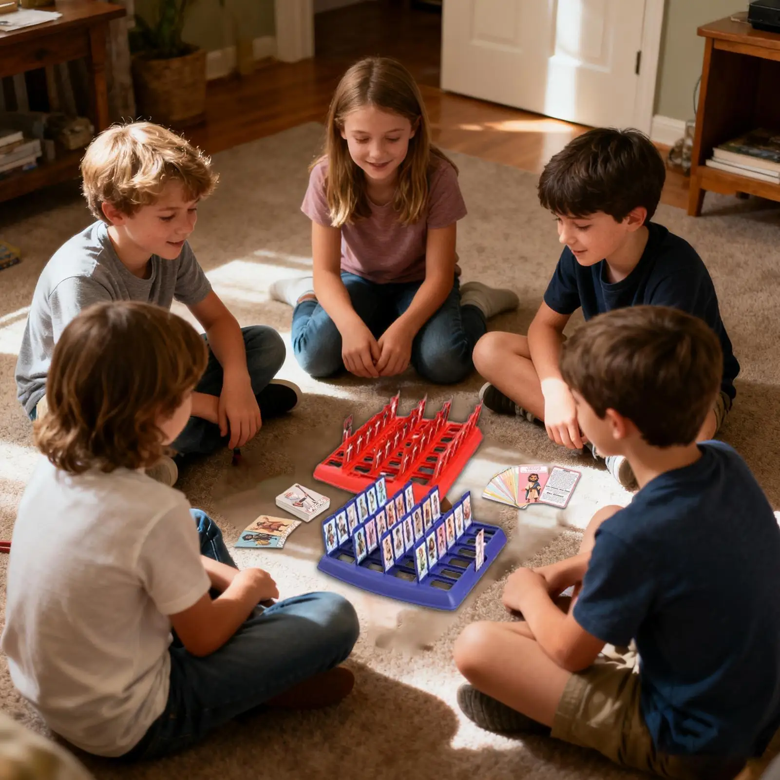 تخمين الكتاب المقدس الذي لعبة اللوحة 24 شخصية كلاسيكية ممتعة ألعاب السفر من أنا لعبة الكتاب المقدس للمكاتب والظروف الاجتماعية ومدرسة الإجهاد #2