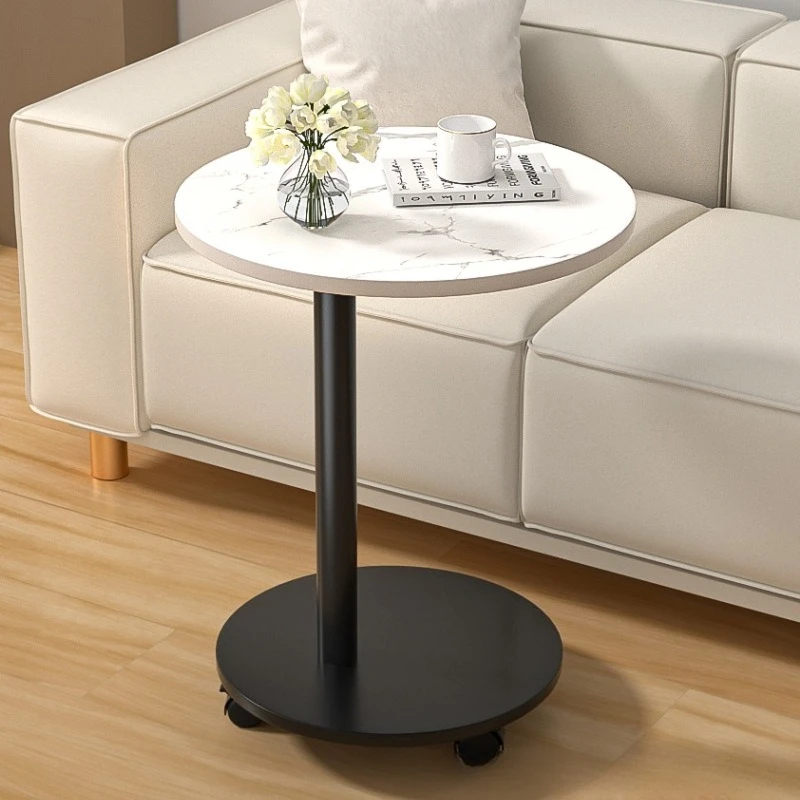 Living room sofa side several bedside side cabinets removable storage balcony small round table
