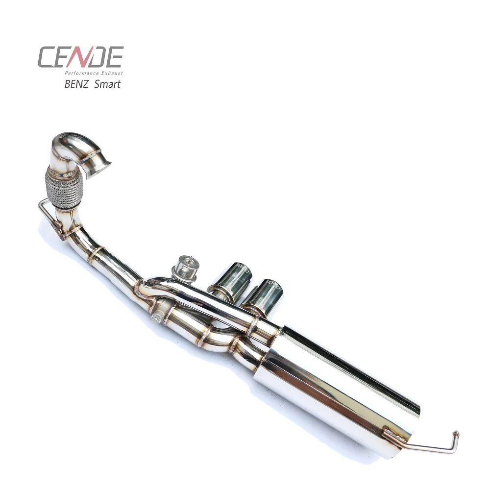 CENDE electric Valve Muffler System downpipe exhaust For Mercedes Benz smart fortwo exhaust