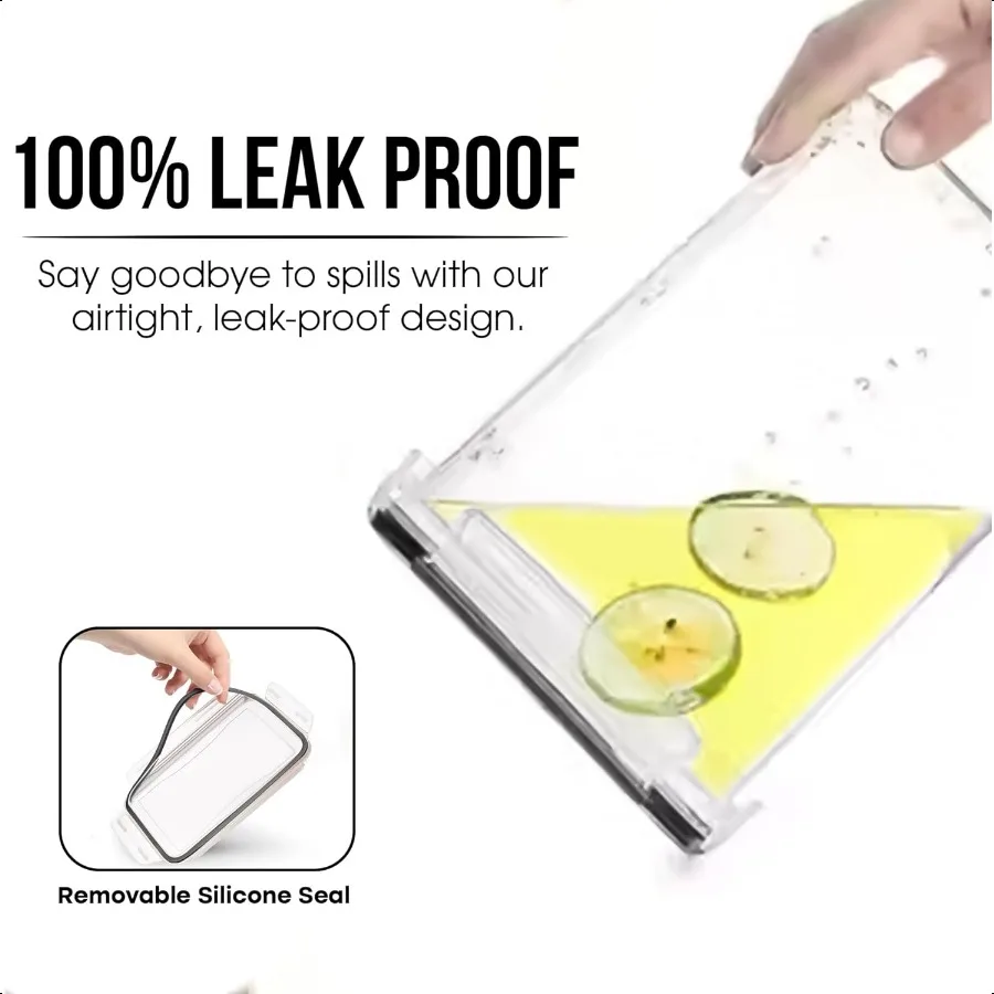 WHITE FEATHER PLIES 40 PCS Airtight Food Storage Containers with Lids BPA Free Durable Plastic Leakproof Flour Sugar Cereal Con