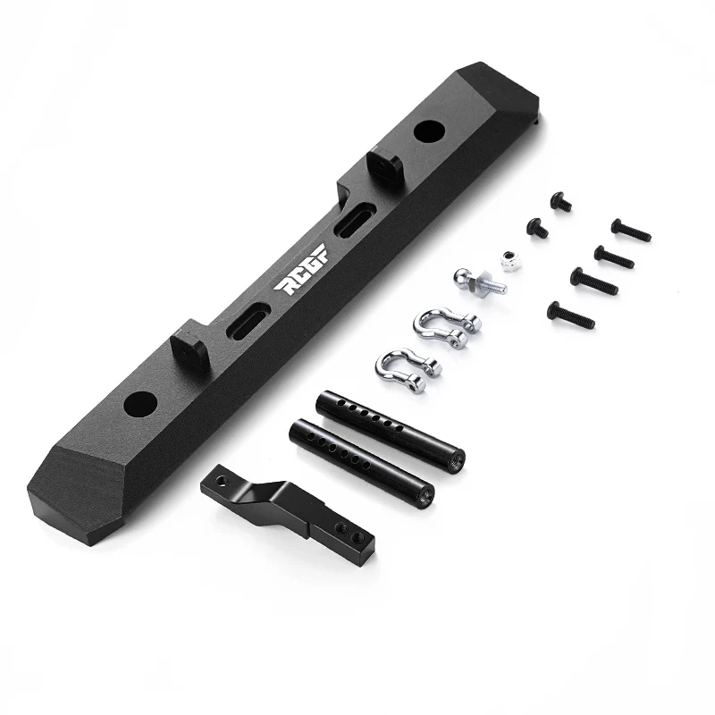 RCGOFOLLOW Aluminum CNC Front & Rear Bumper with Hooks For 1/10 RC Crawler REDCAT Gen7 Pro/Sport Hobby Model Car Upgraded Parts