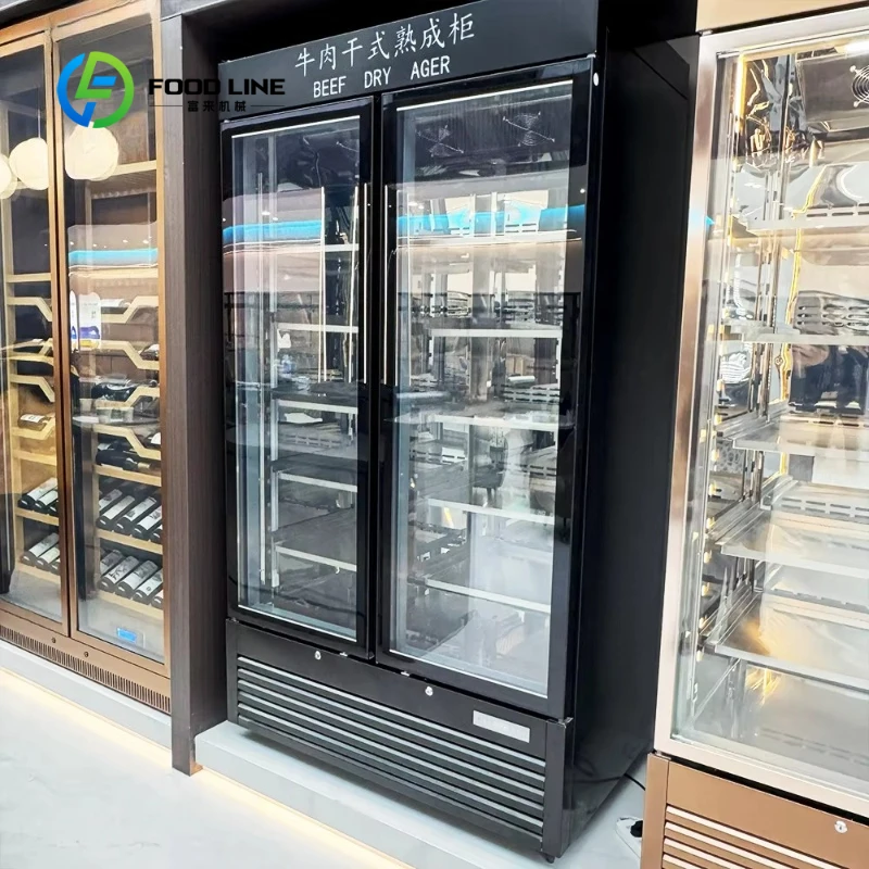 Customized Beef Ripening Cabinet Deep-Sea Fish Constant Temperature Humidity Preservation Display Dry/Wet Steak Acid Removal