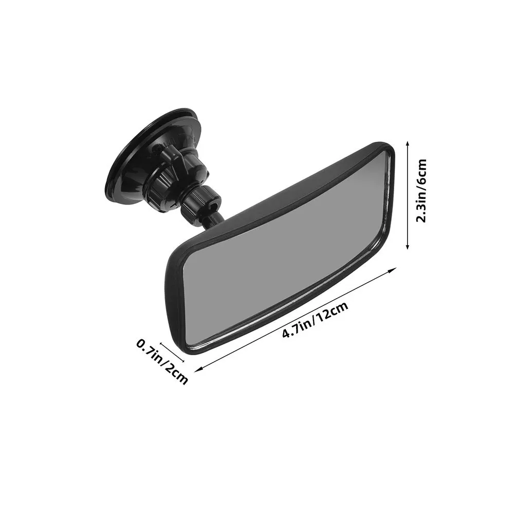 2 قطعة مرآة سلامة الطفل للسيارة الخلفية التي تواجه 360 درجة دوران شفط كأس الداخلية الرؤية الخلفية الرضع مرآة كبيرة رؤية واضحة