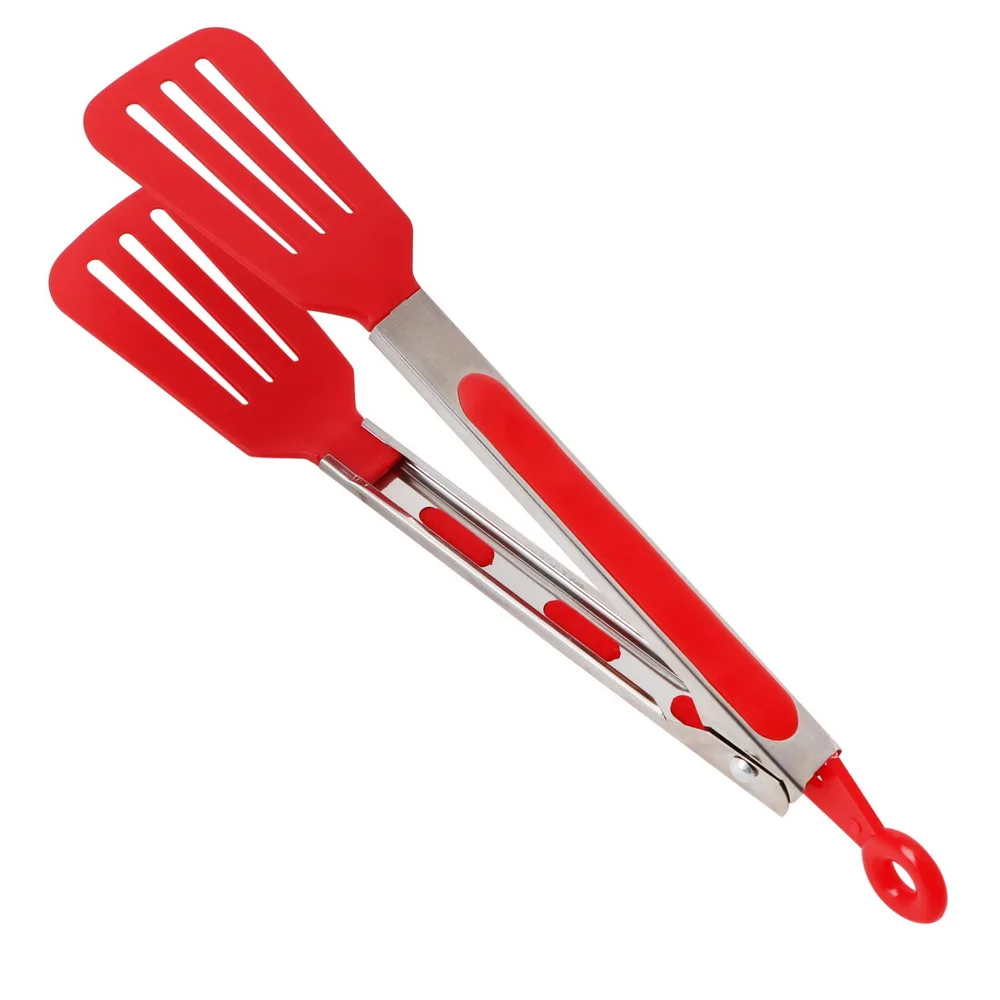 Pizza Brot Steak Clip Antihaft Küche Zange Küche Kochen Werkzeuge Salat Servieren BBQ Zange Edelstahl Griff Utensil