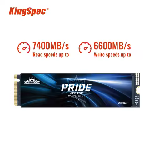 KingSpec M2 PCIe4.0 NVMe SSD 7400MB/s 512gb 1TB 2TB Gen4 SSD M.2 Drive Solid SSD Disk Hard Drive HD NMVE for Desktop PS5