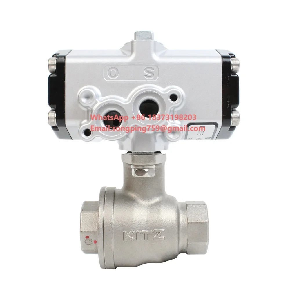 

Wholesale KITZ Original C-UTFE Pneumatic Ball Valve 10K 316 Stainless Steel Full Bore C-1 C-2 Open Close Control for Gas Media