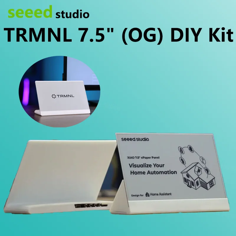 

TRMNL BYOD 7,5 "(OG) электронные чернила DIY Kit Seeed Studio Монохромный дисплей электронных чернил 800x480 XIAO ESP32-S3 PLUS Arduino Совместимость