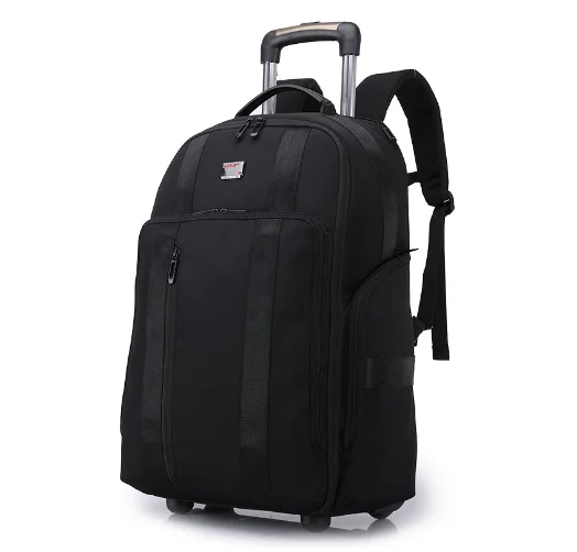 

Men travel Backpacks with wheels Men Business Trolley backpack bag luggage bag Mochila Oxford Rolling Baggage Man Backpack bags