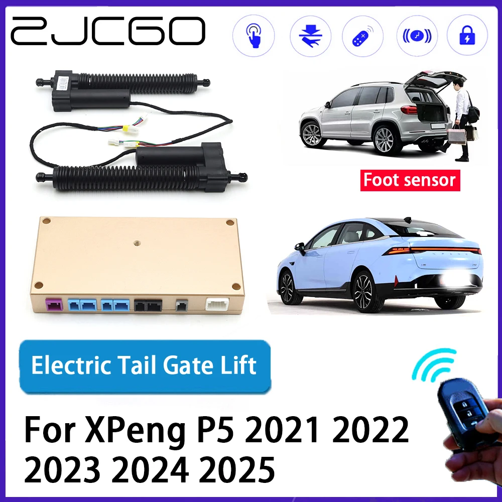 

ZJCGO Car Auto Trunk intelligent Electric Tail Gate Lift Automatic Tailgate Opener for XPeng P5 2021 2022 2023 2024 2025