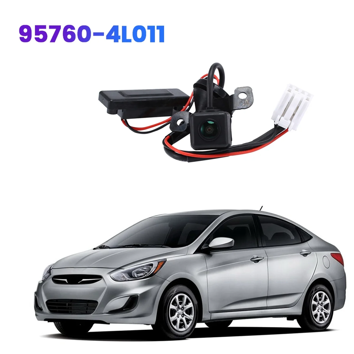 95760-4L011 New Rear View Camera Reverse Camera Parking Backup Camera for Hyundai Accent 2014 Sonata 2017