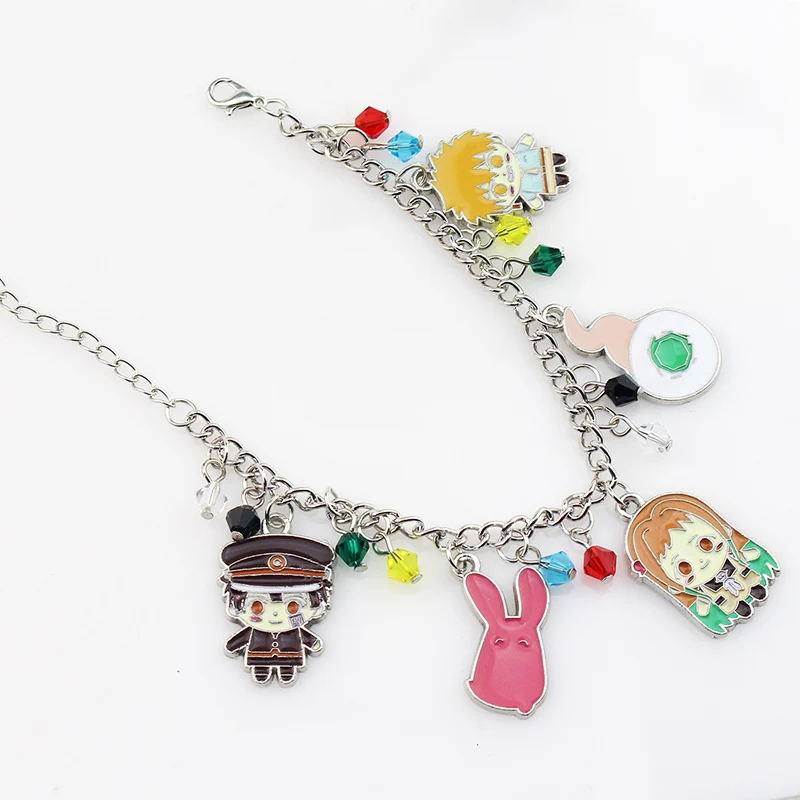 Anime Toilet Bound Hanako Kun Charm Bracelet Yugi Amane Cosplay Bangle Bracelet for Women Girl Cartoon Figure Bracelet ﻿