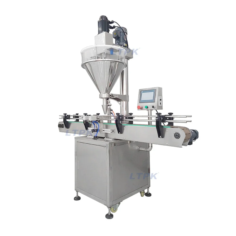 Automatic Milk Coffee Powder Sugar Mini Spics Ca psule Protein Powder Auger Filling Machine For Small Business