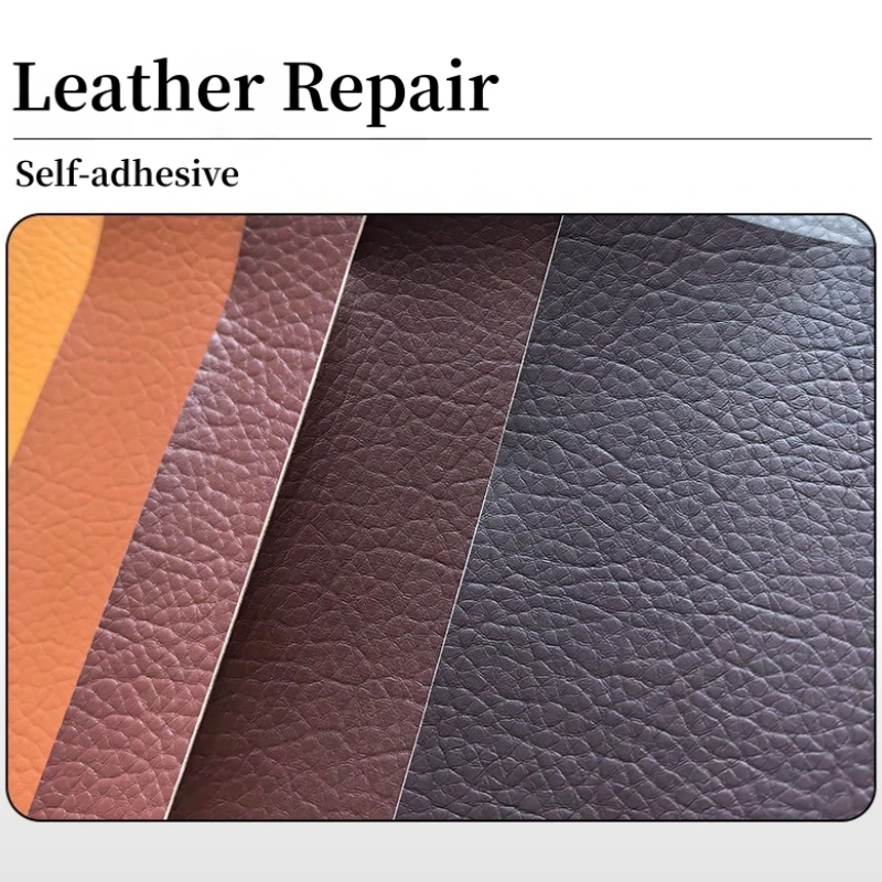 Self Adhesive Leather Repair Patch for Sofa Couch Furniture Chair PU Vinyl Leather Tape Waterproof Scratch Tear Hole Repair DIY