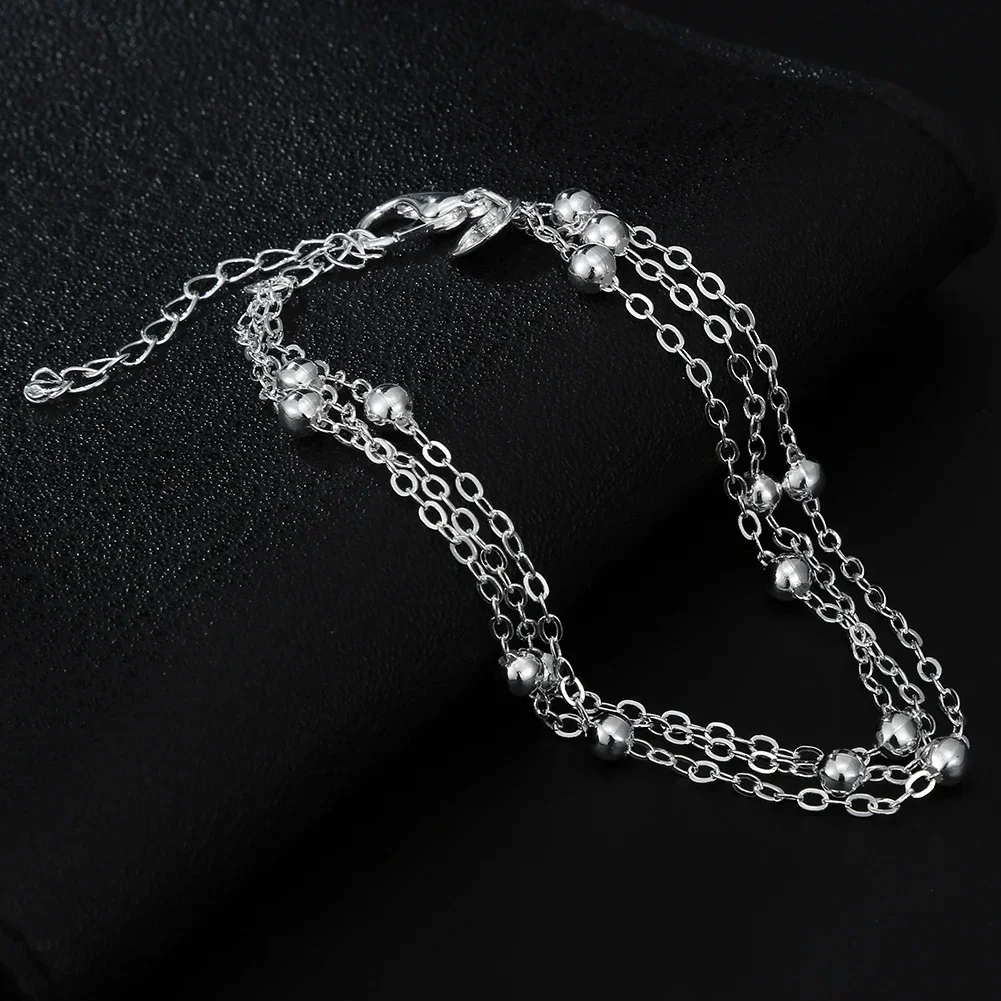 Hot y2k style fashion 925 Sterling silver Beautiful Tassel beads Bracelets for women Luxury designer party wedding jewelry giftS view 3